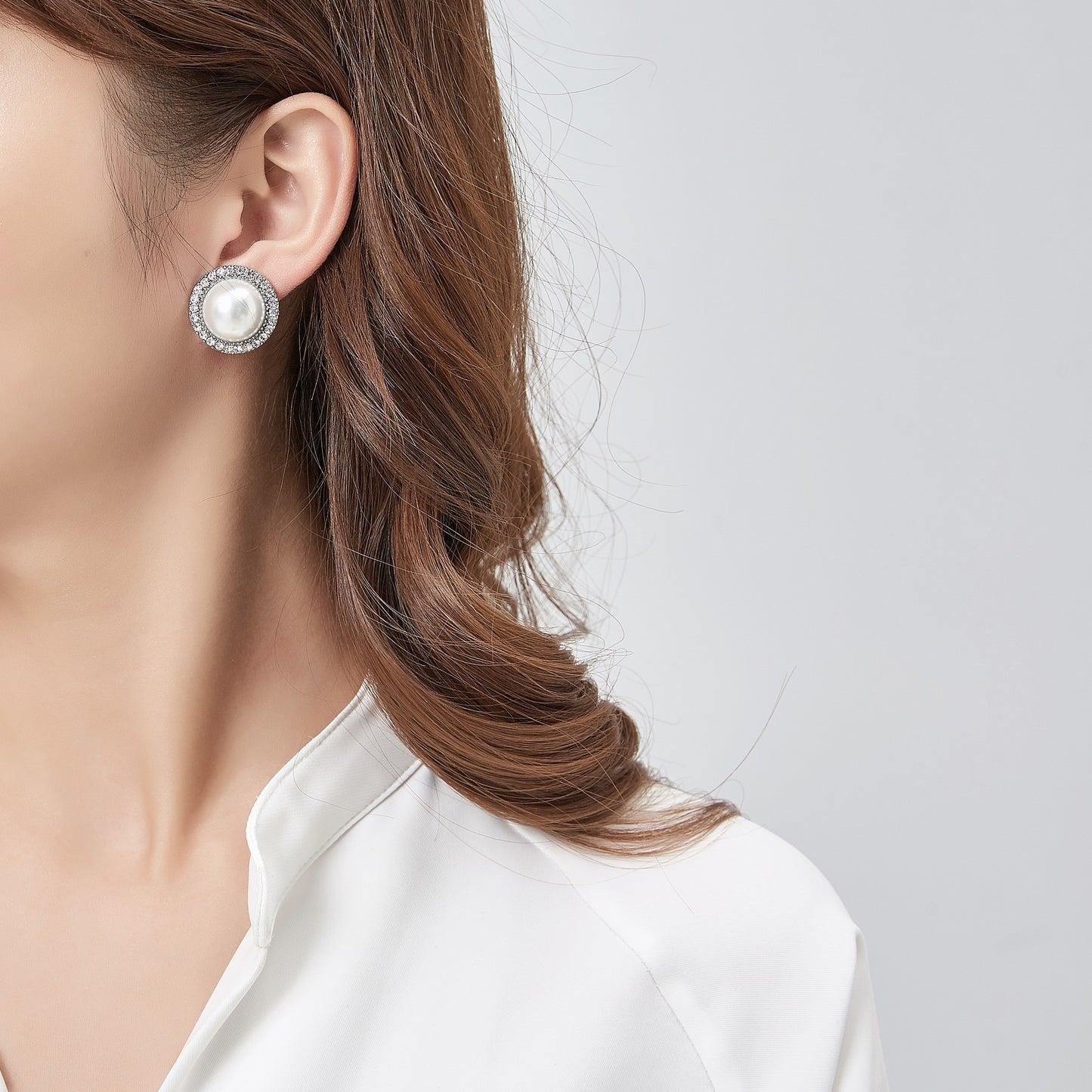Boucle d'oreille clip Sylvana