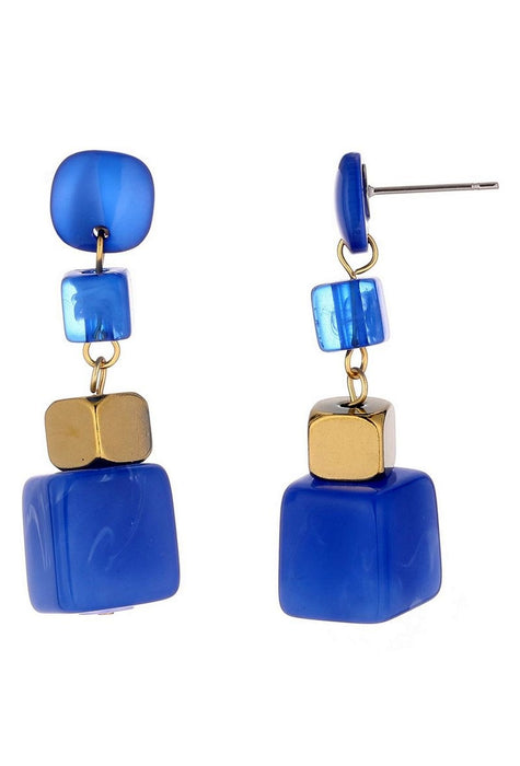 Boucle d'oreille tige Talin en acier inoxydable