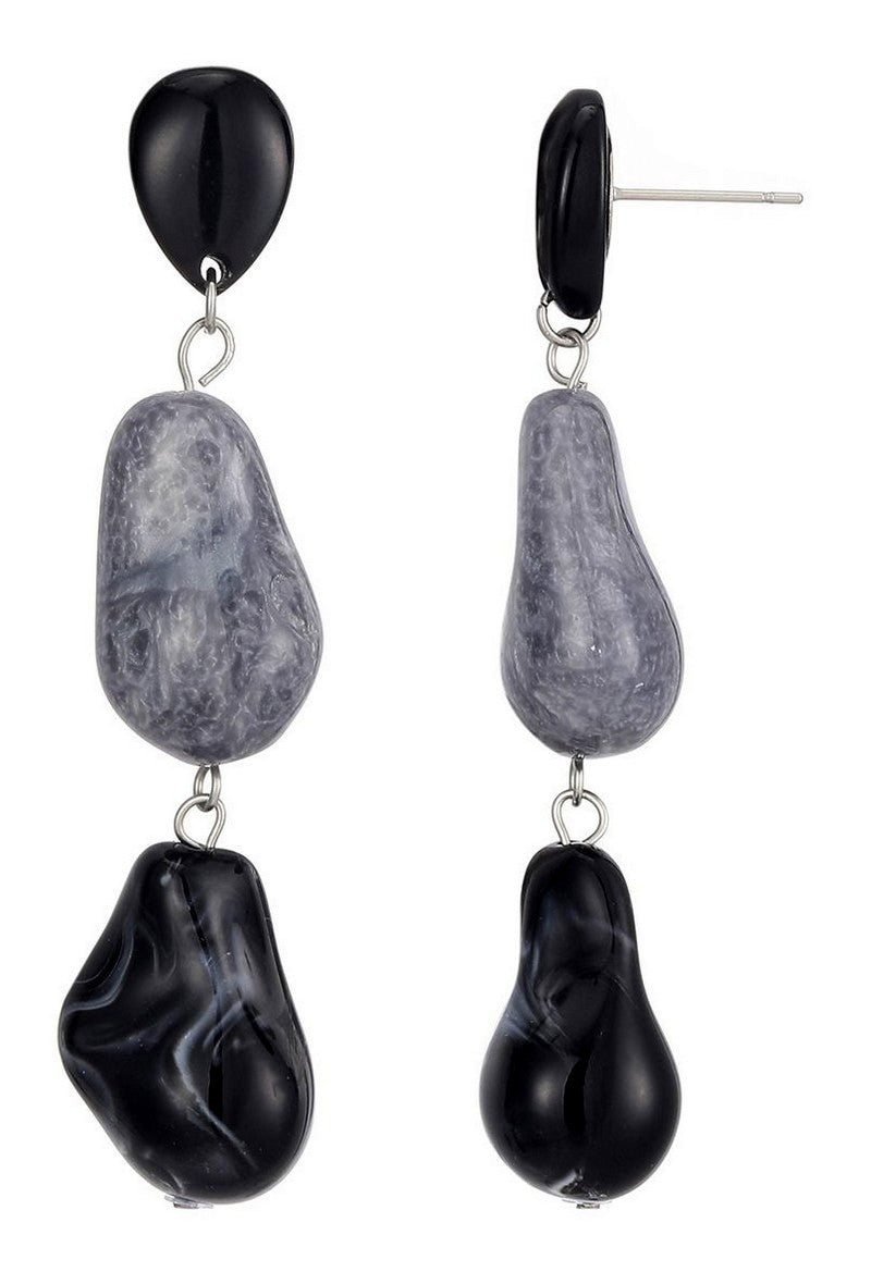 Boucle d'oreille tige Tapiwa en acier inoxydable
