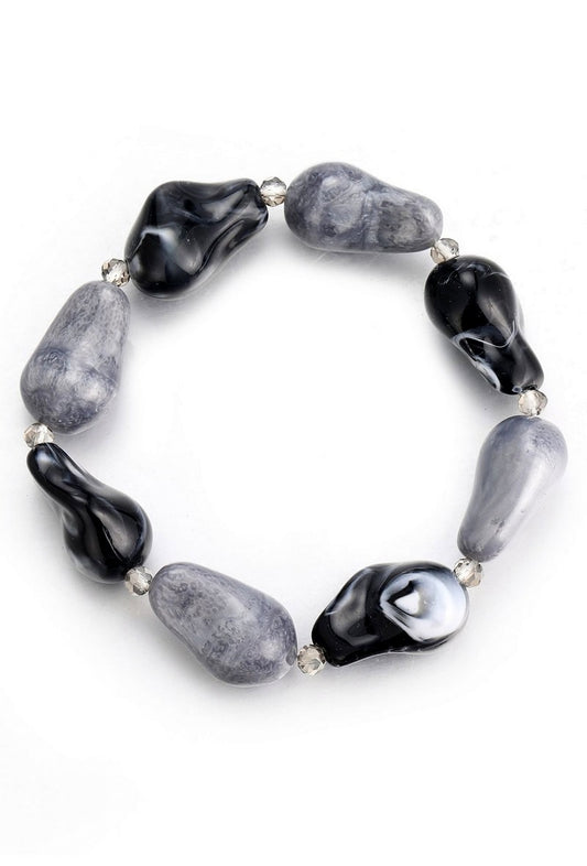 Bracelet élastique Tapiwa en acier inoxydable