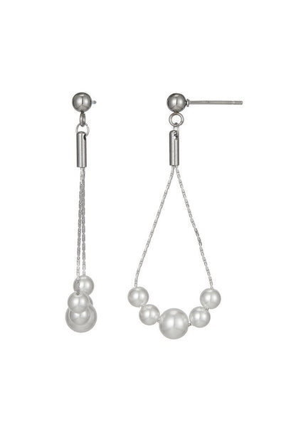 Boucle d'oreille tige Taria en acier inoxydable