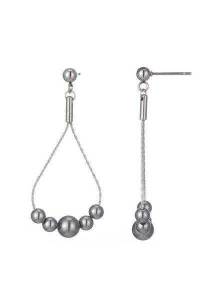Boucle d'oreille tige Taria en acier inoxydable