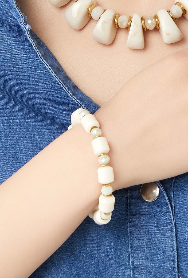 Bracelet élastique Tarnime en acier inoxydable