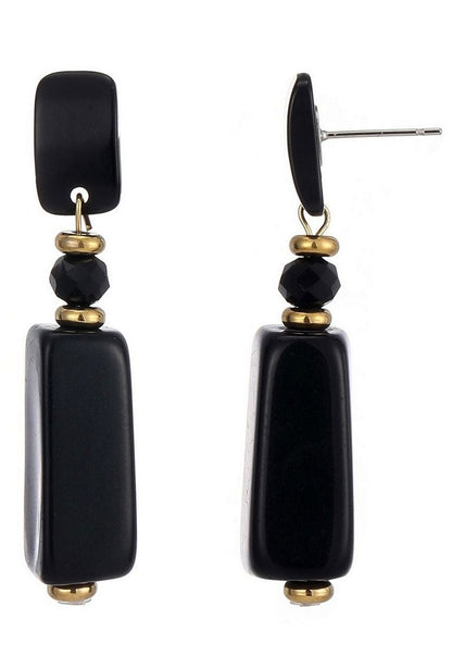 Boucle d'oreille tige Terhi en acier inoxydable