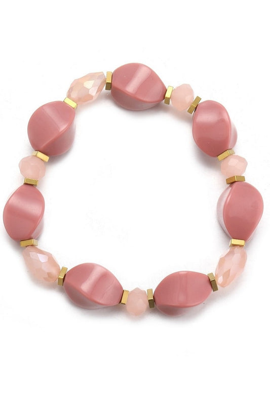 Bracelet élastique Thema en acier inoxydable