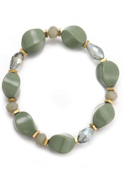 Bracelet élastique Thema en acier inoxydable
