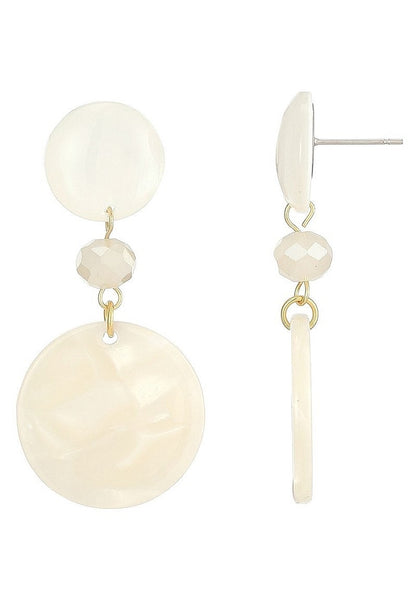Boucle d'oreille tige Tualenn en acier inoxydable