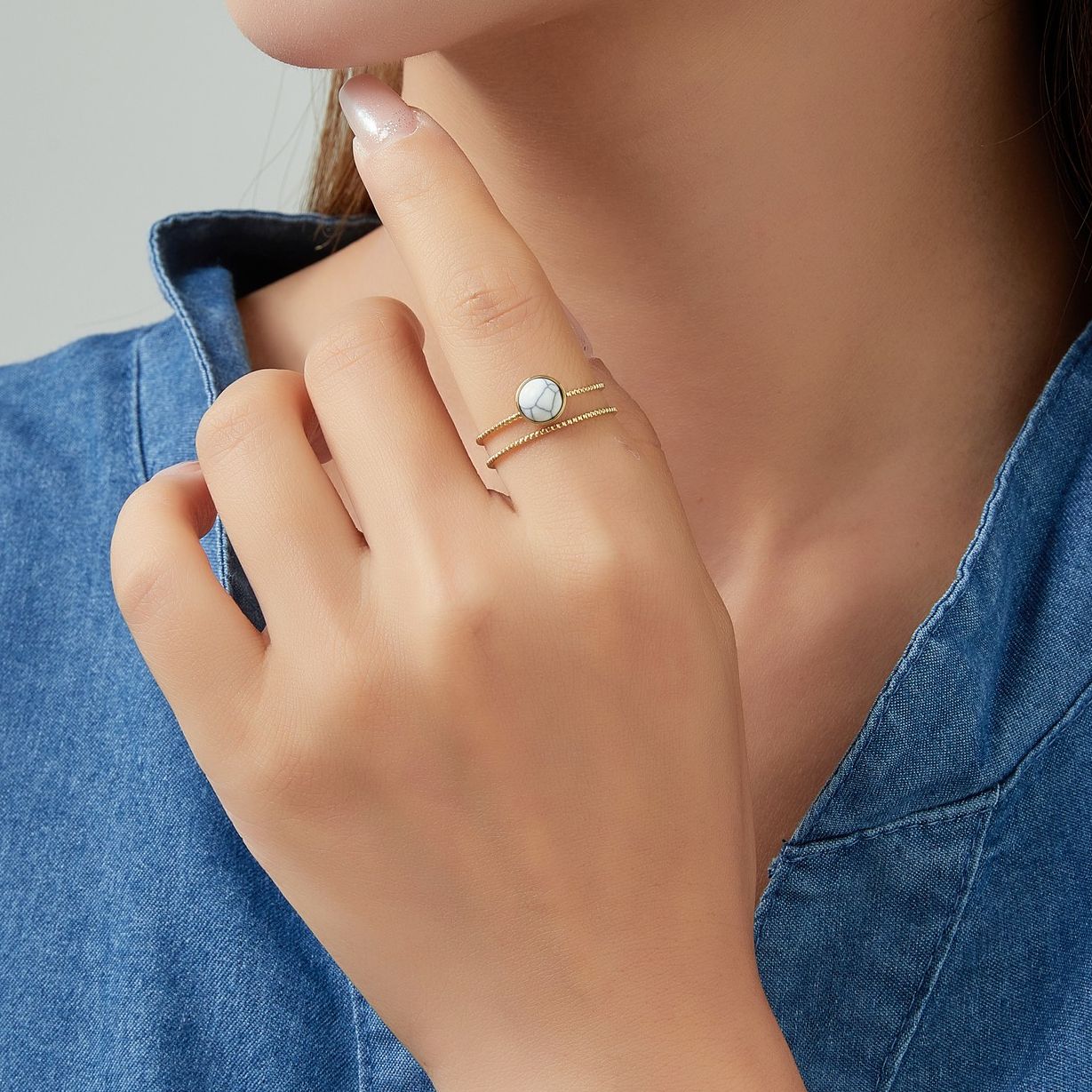 Bague Acier réglable Umia