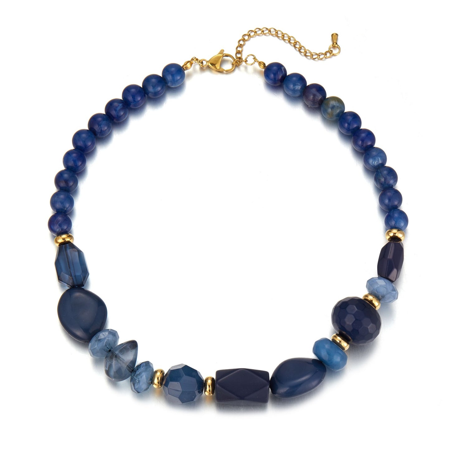 Collier Unelma en acier doré à l'or fin