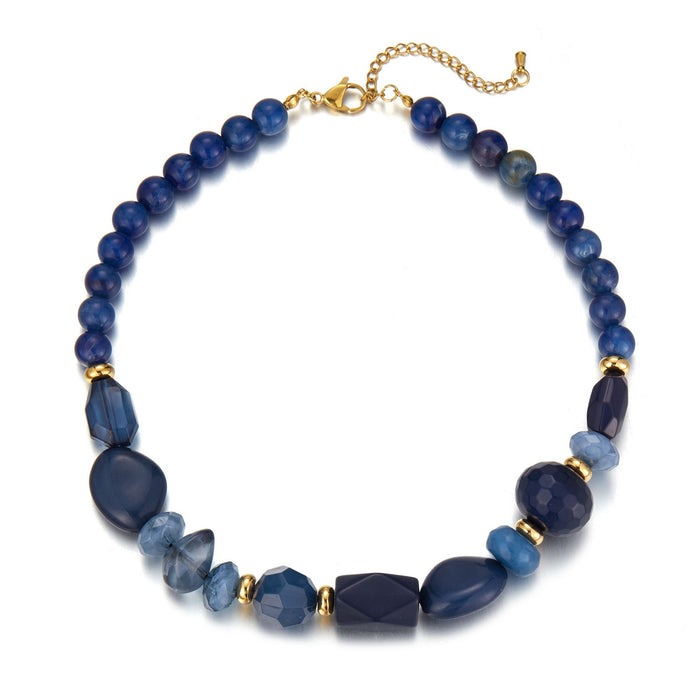 Collier Unelma en acier doré à l'or fin