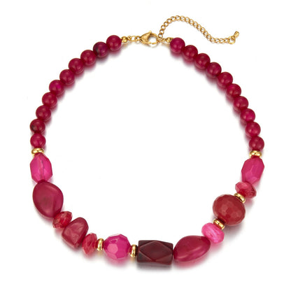 Collier Unelma en acier doré à l'or fin