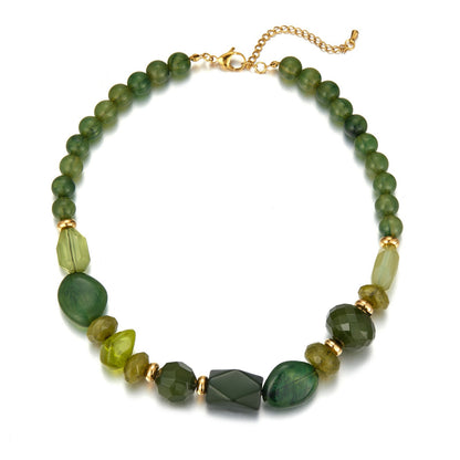 Collier Unelma en acier doré à l'or fin