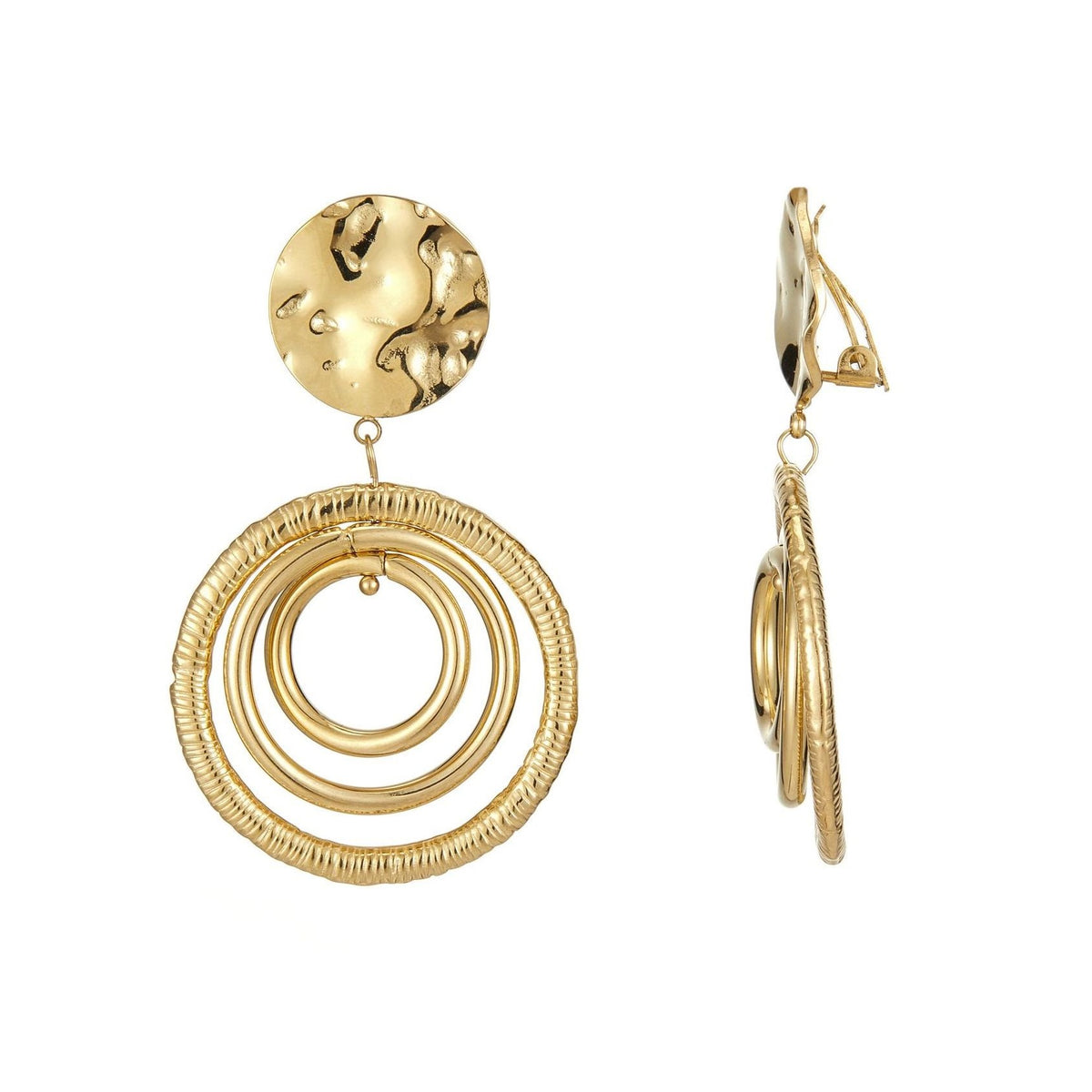 Boucle d'oreille clip Unelme