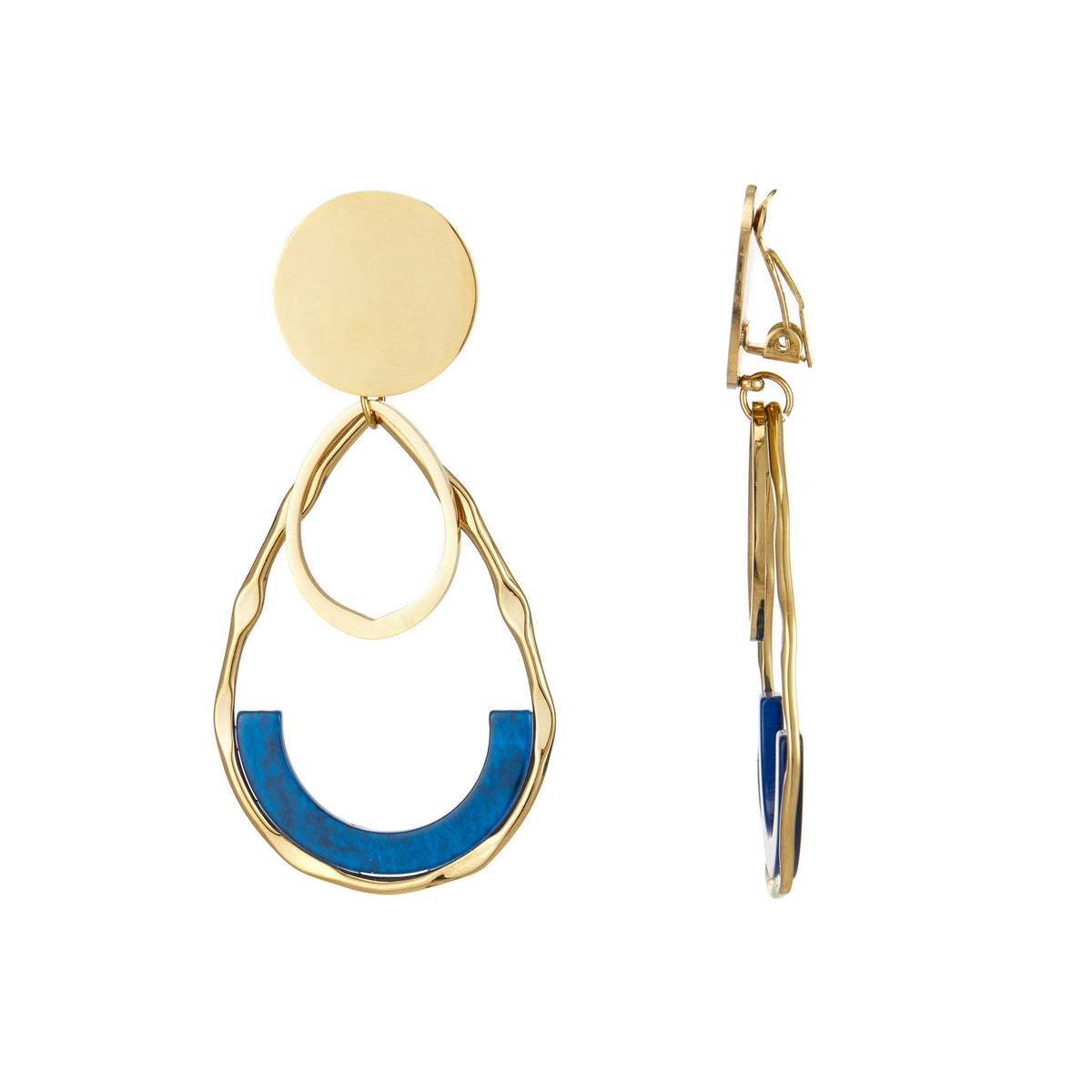 Boucle d'oreille clip Unna