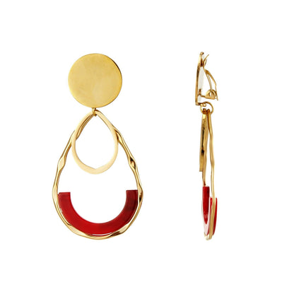 Boucle d'oreille clip Unna