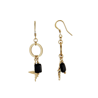 Boucle d'oreille crochet Ursina en acier inoxydable