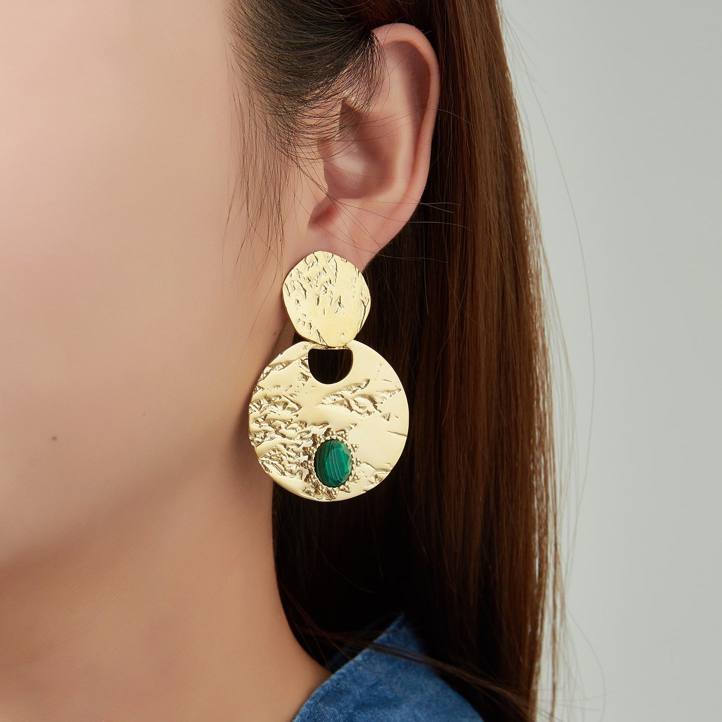 Boucle d'oreille clip Ustinya