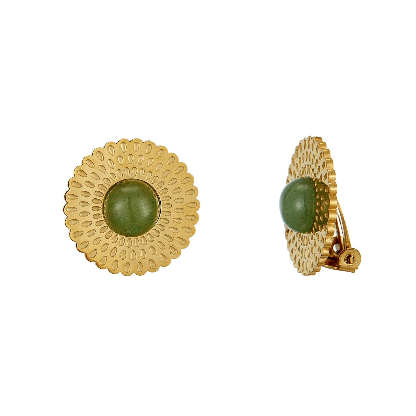 Boucle d'oreille clip Usutu