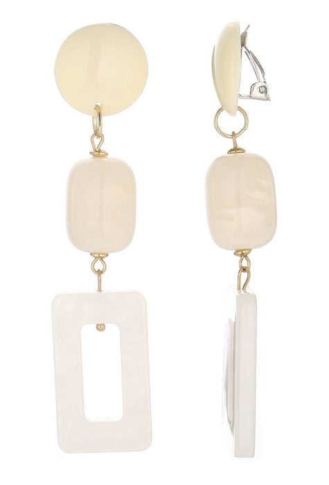 Boucles d'oreilles clip Ulvid en acier inoxydable