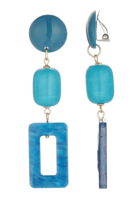 Boucles d'oreilles clip Ulvid en acier inoxydable