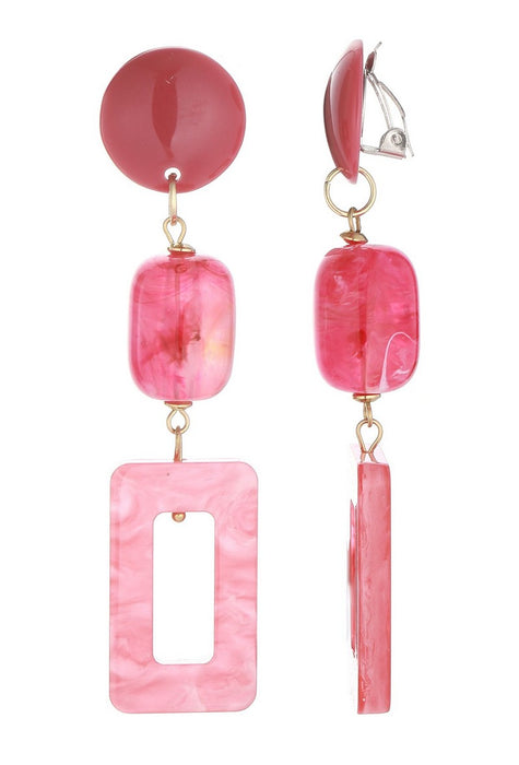Boucles d'oreilles clip Ulvid en acier inoxydable