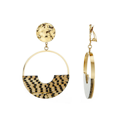 Boucle d'oreille clip Uxue