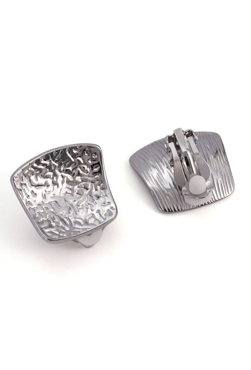 Boucles d'oreilles clip Vasilija en acier inoxydable