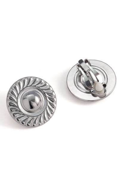 Boucles d'oreilles clip Vasilka en acier inoxydable
