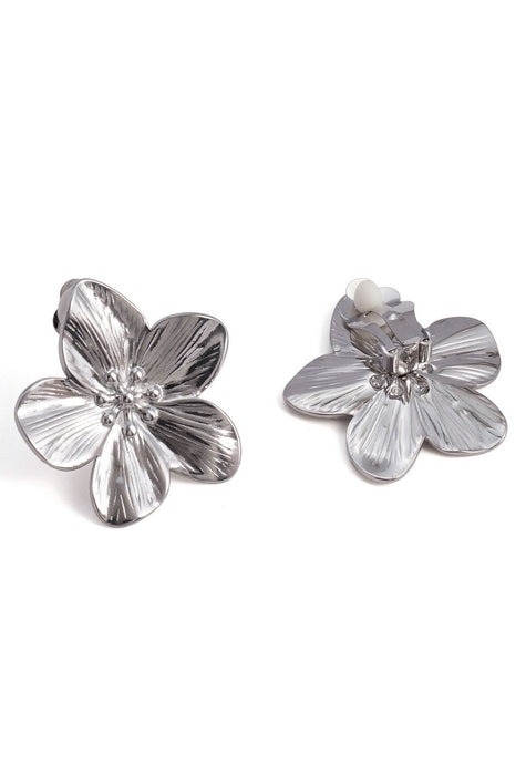 Boucles d'oreilles clip Vilja en acier inoxydable