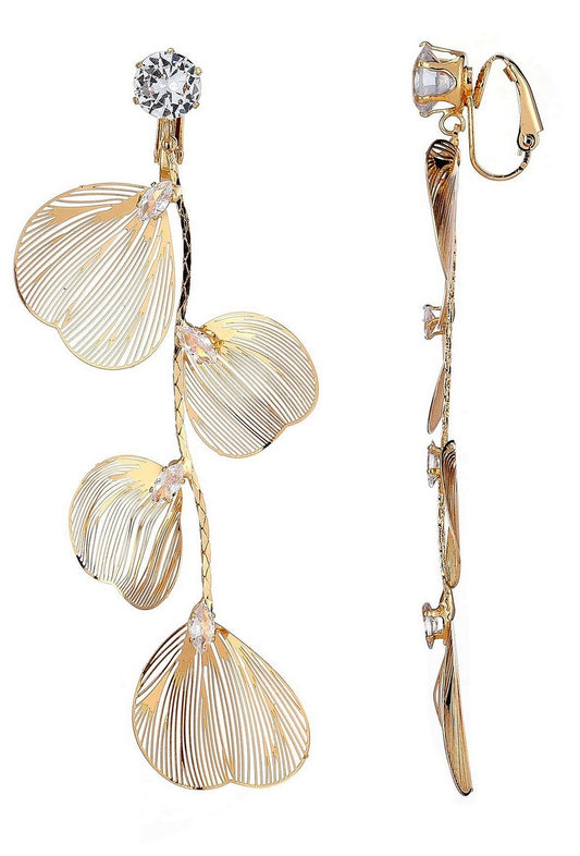 Boucle d'oreille clip Xuan