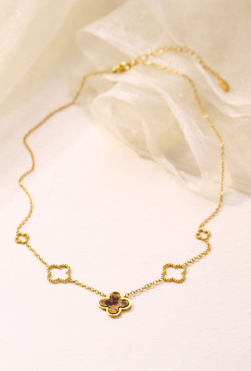 Collier Yakout en acier inoxydable