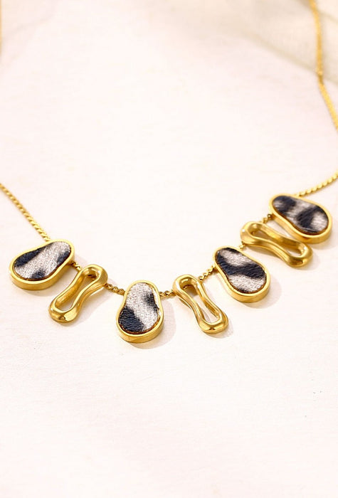 Collier Yaqouta en acier inoxydable