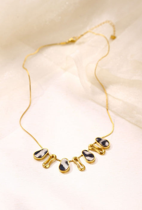 Collier Yaqouta en acier inoxydable