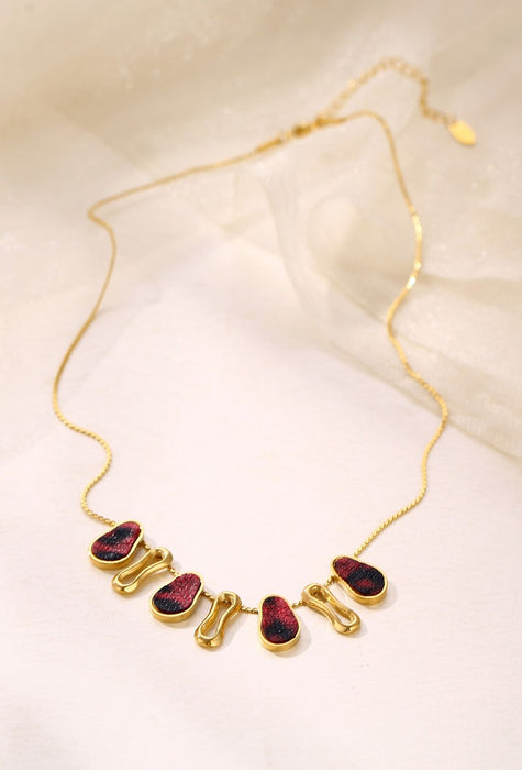 Collier Yaqouta en acier inoxydable