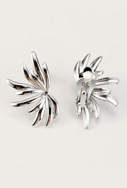 Boucles d'oreilles clip Yaroslava en acier inoxydable