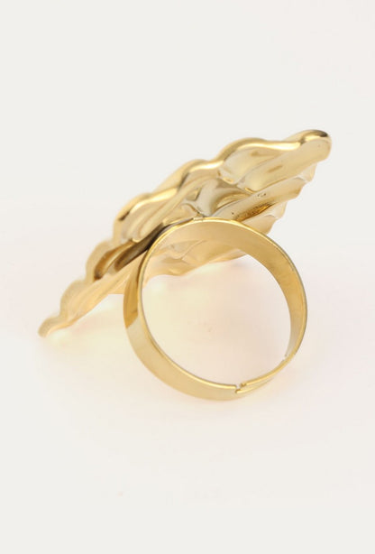 Adjustable Stainless Steel Ring Yelizaveta