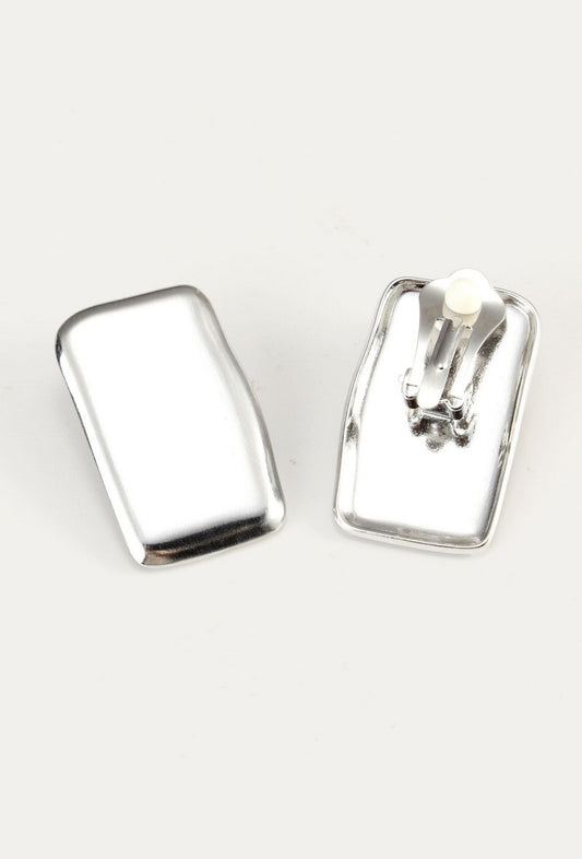 Boucles d'oreilles clip Yildiz en acier inoxydable