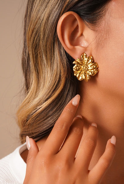 Boucles d'oreilles clip Yolonda en acier inoxydable
