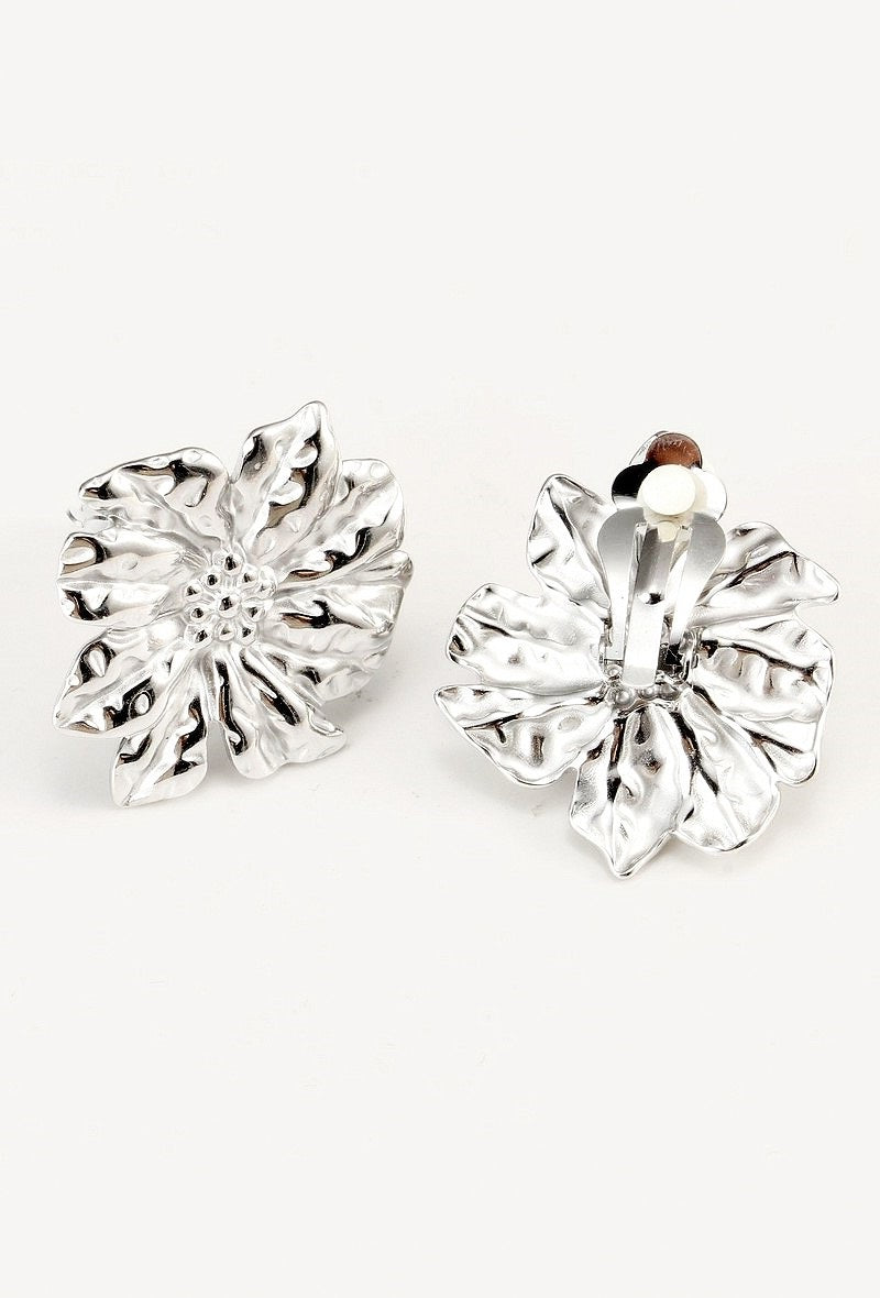 Boucles d'oreilles clip Yolonda en acier inoxydable