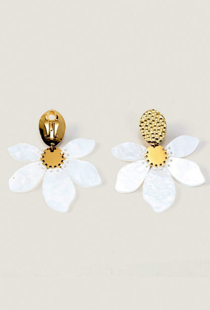 Boucles d'oreilles clip Yonit en acier inoxydable