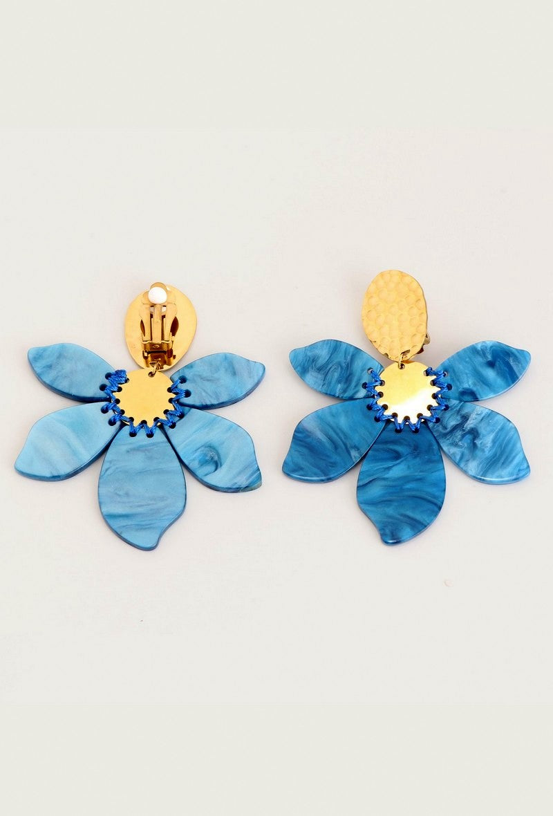 Boucles d'oreilles clip Yonit en acier inoxydable