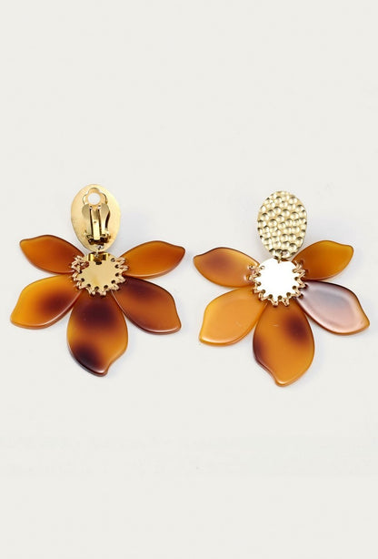 Boucles d'oreilles clip Yonit en acier inoxydable
