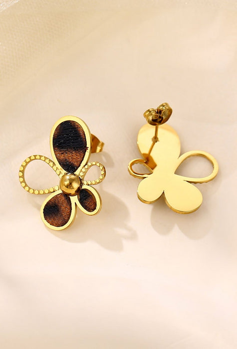 Boucle d'oreille tige Yosra en acier inoxydable