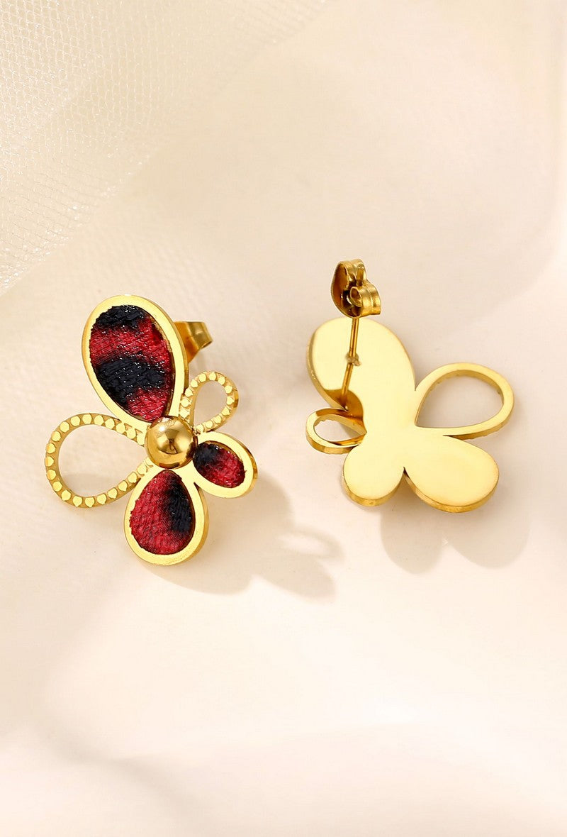 Boucle d'oreille tige Yosra en acier inoxydable
