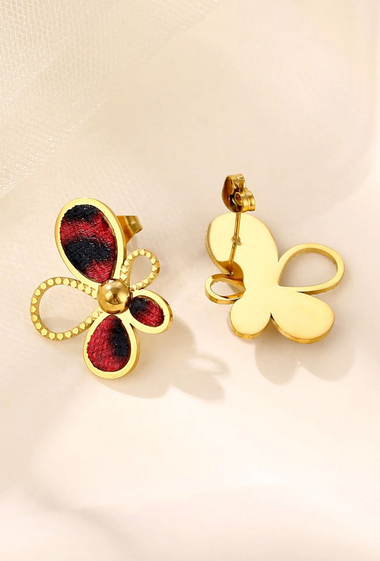 Boucle d'oreille tige Yosra en acier inoxydable