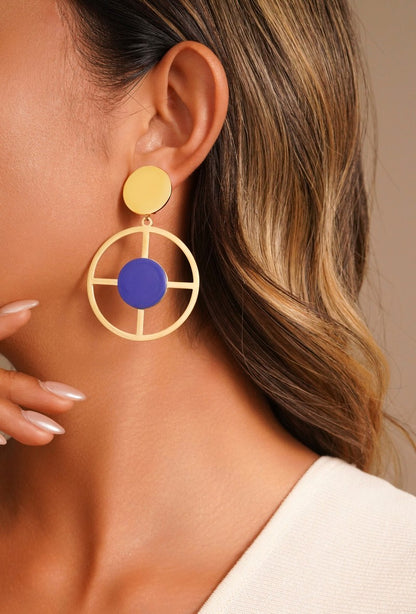 Boucles d'oreilles clip Yosriya en acier inoxydable