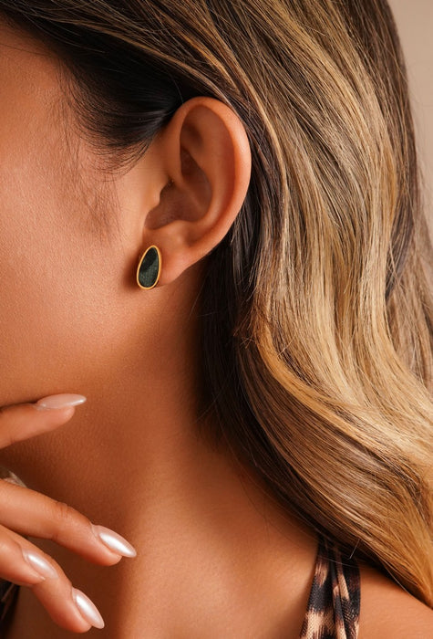 Boucle d'oreille tige Yousra en acier inoxydable