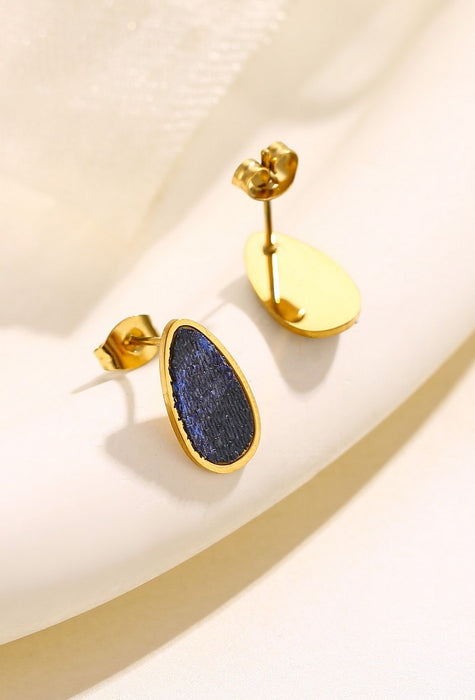 Boucle d'oreille tige Yousra en acier inoxydable