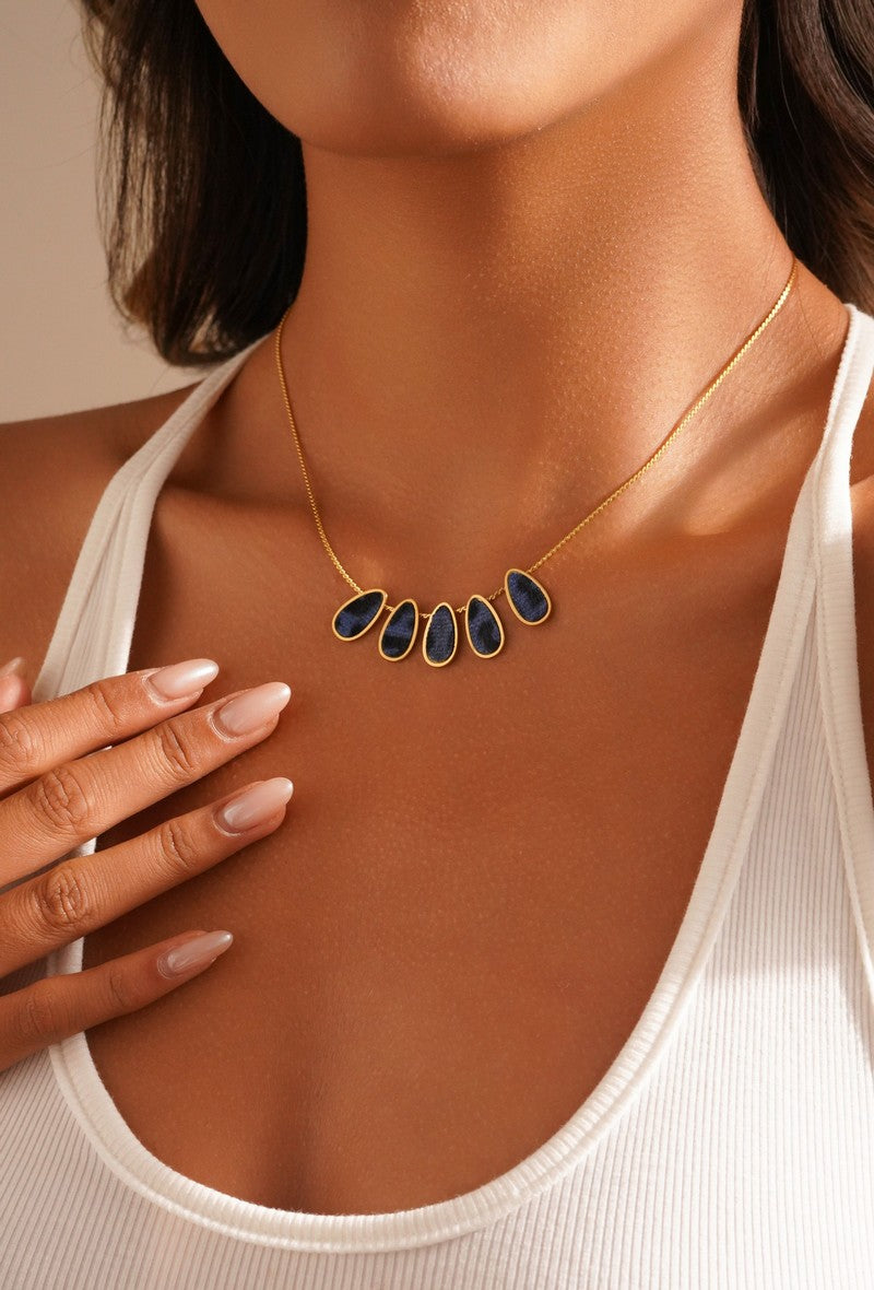 Collier Yousra en acier inoxydable