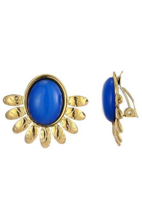 Boucles d'oreilles clip Zahr en acier inoxydable